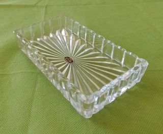 Antipastiera acciaio - cristallo