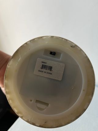 Vela LED dorada - Decorativa