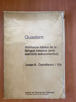Quadern Normativa bàsica català