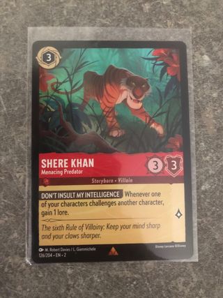 2x Shere Khan - Disney Lorcana