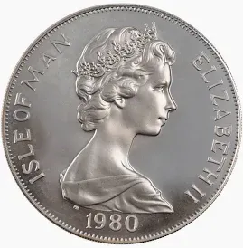 Moneda Isle of Man 1980