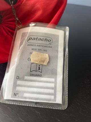 Arnés anticaídas Patacho EPI 302