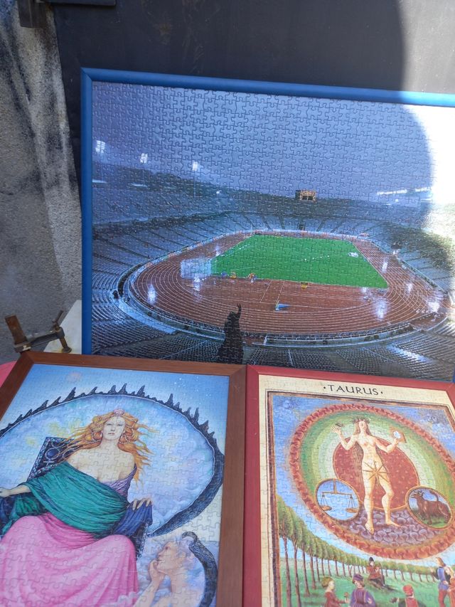 3 Puzzles enmarcados - Arte y Mitología