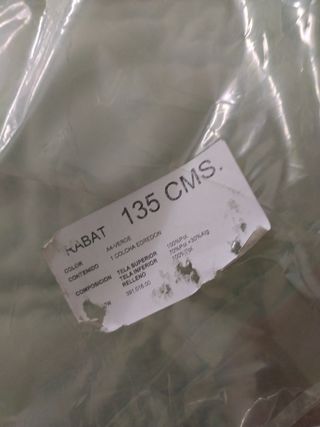 Colcha bouti - Verde agua y blanco