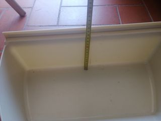 Cajón de nevera color crema- 43x37