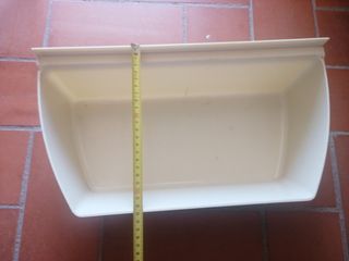 Cajón de nevera color crema- 43x37