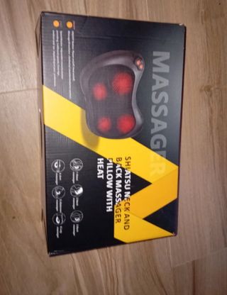 Almohada masajeadora Shiatsu con calor