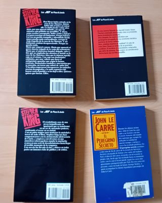 Lote libros de bolsillo. Plaza y Janés.