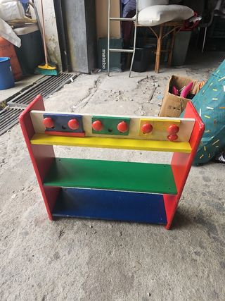Estantería infantil multicolor
