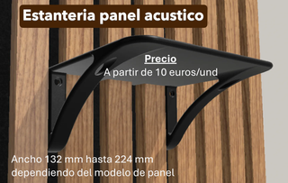 Accesorios para paneles acústicos