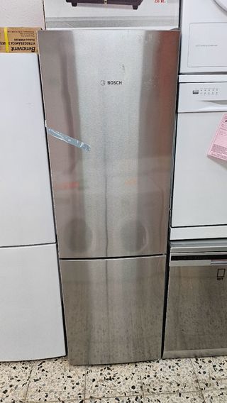 Nevera Bosch combi acero inoxidable nueva con tara