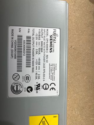 Fuente alimentación DPS-500EB Fujitsu Siemens