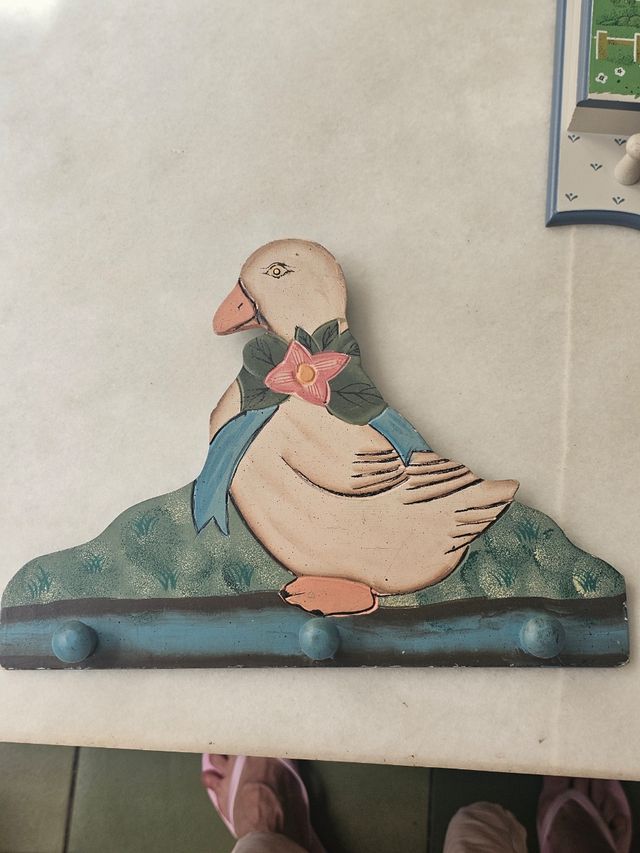 Colgadores de pared rústicos - Patos.