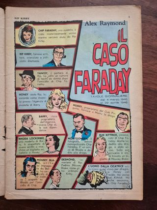 Fumetti vintage Rip Kirby (1963-65)
