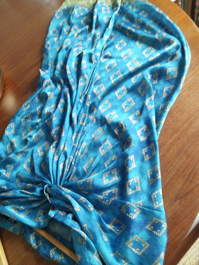 Falda vintage multicolor