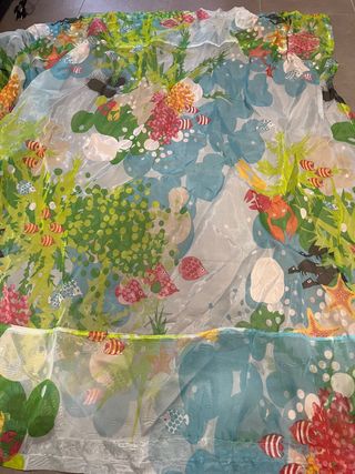 Cortina infantil | Sirenas y peces