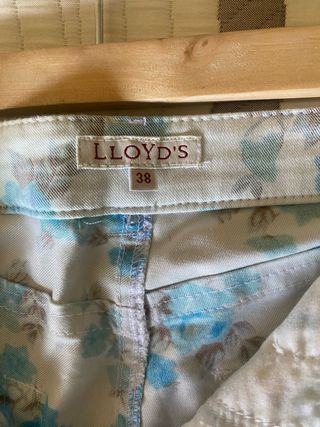 Pantalones Lloyd's - Azul floral