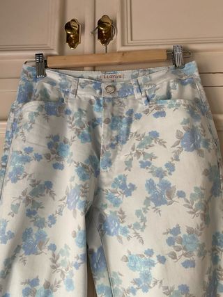 Pantalones Lloyd's - Azul floral