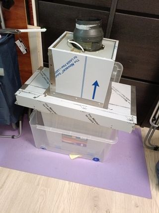 Campana extractora empotrada acero