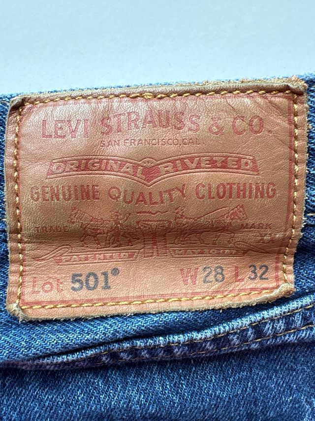 Levi's 501 Jeans - Vaqueros azules.