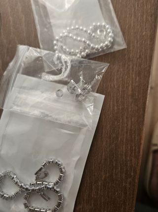 Pulseras y pendientes plata