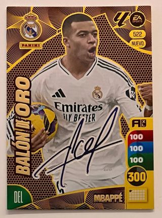 Carta Mbappe Balón de Oro