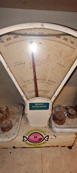 Báscula Roch antigua del 1940