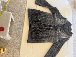 Suéter Questa Donna beige y negro