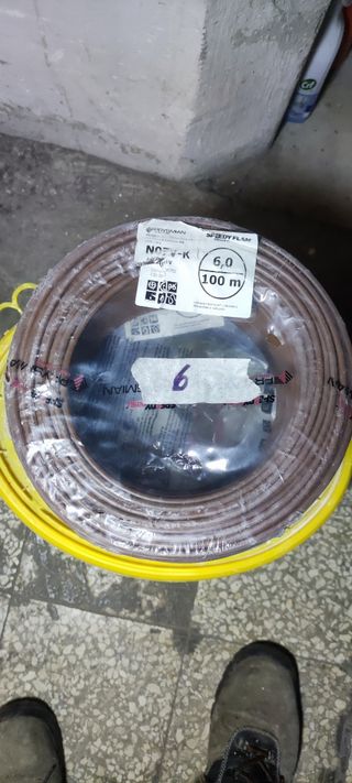 Cavo elettrico N07VK 6mm² - 100m