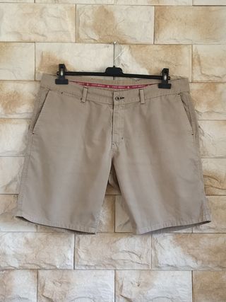 Bermudas beige hombre talla 52