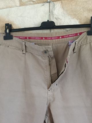 Bermudas beige hombre talla 52