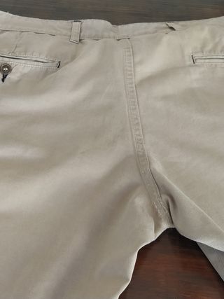 Bermudas beige hombre talla 52