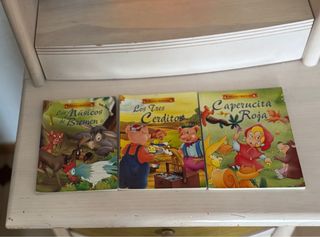 libros miniclásicos 3 cerditos caperucita musicos