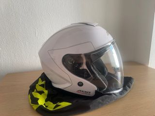 Casco moto Axxis Mirage Solid blanco