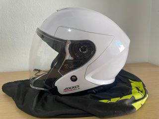 Casco moto Axxis Mirage Solid blanco