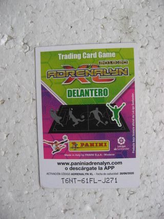 cromo Adrenalyn fútbol Real Madrid 404 Rodrygo 19