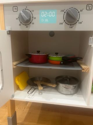 Cocinita juguete + accesorios