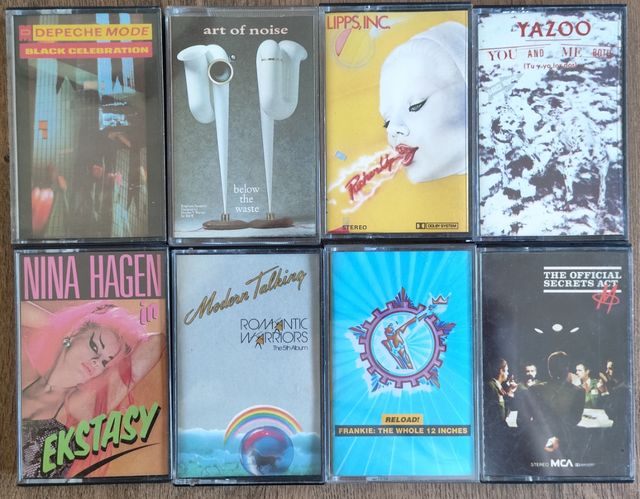Cintas de Cassette de Música de los 80s