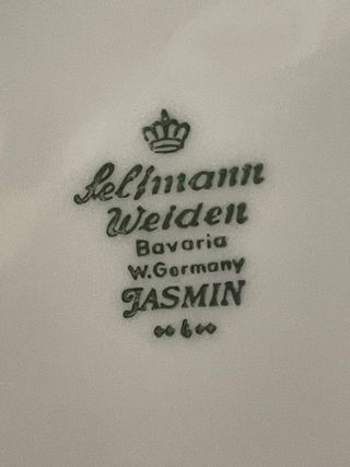 Vajilla Bavaria Jasmin - sopera y jgo cafe piezas