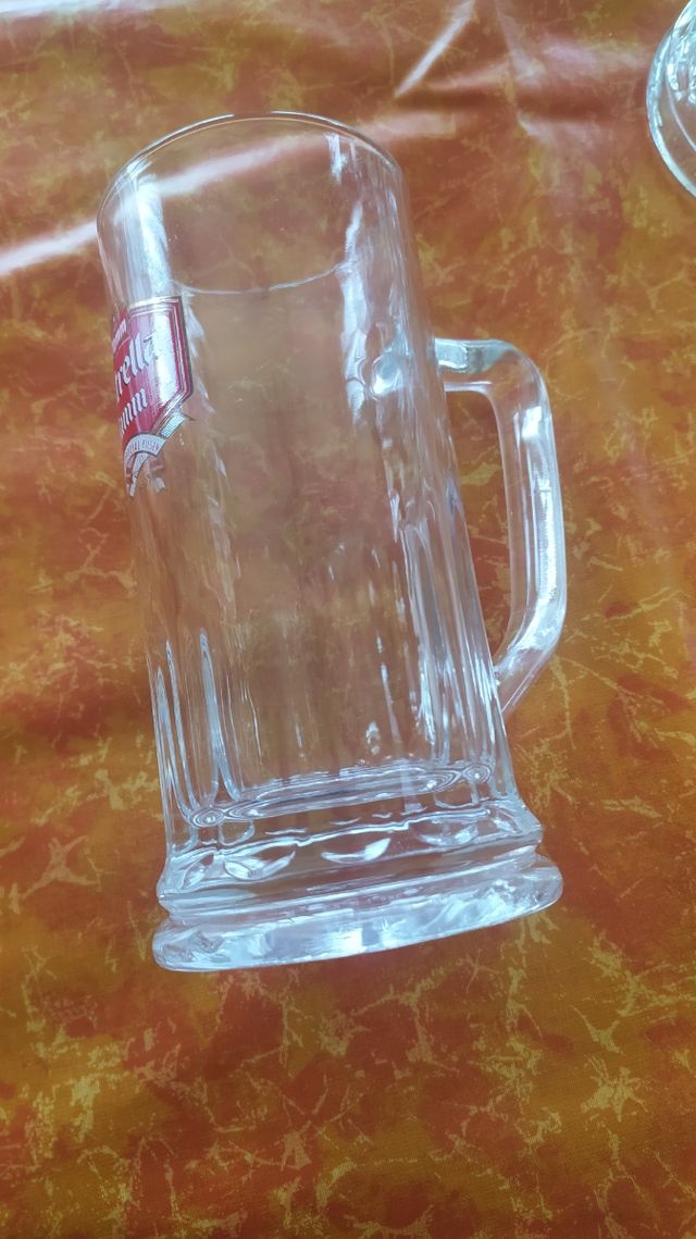 5 Jarras Cerveza Estrella (Cristal)