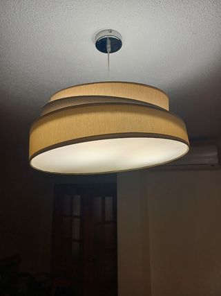 Lámpara colgante beige