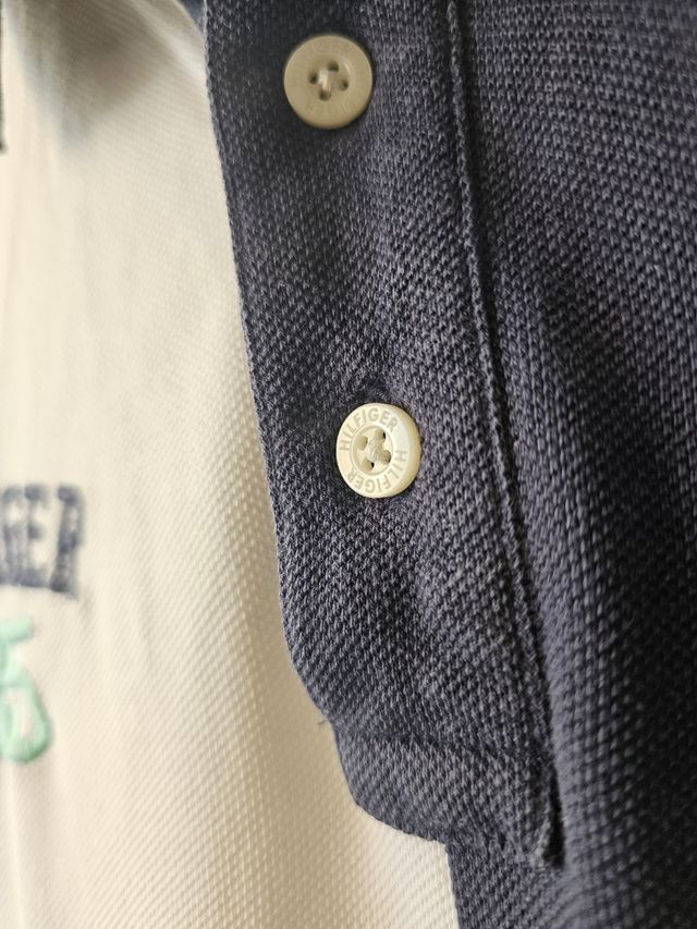 Polo Tommy Hilfiger bicolor