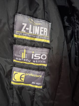 Chaqueta moto invierno negra