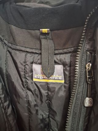 Chaqueta moto invierno negra