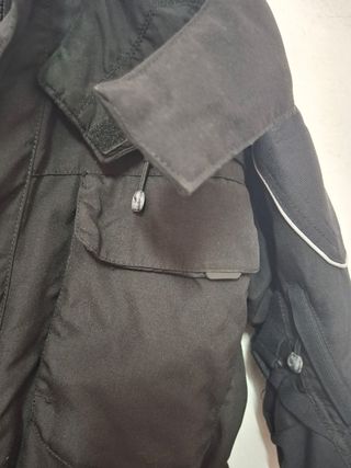 Chaqueta moto invierno negra