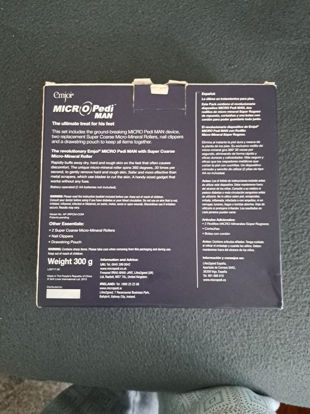 Emjoi Micro Pedi MAN - Kit pedicura