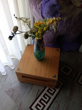 Tavolino legno quadrato