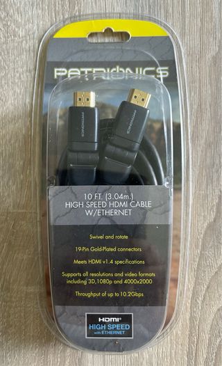 Cable HDMI 3 metros articulado Ethernet