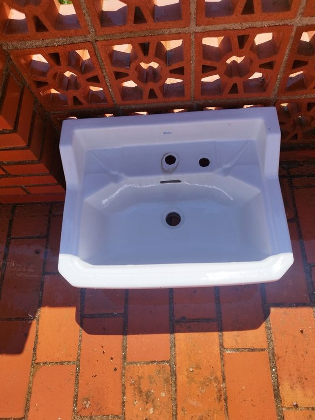 Lavabo Roca vintage blanco