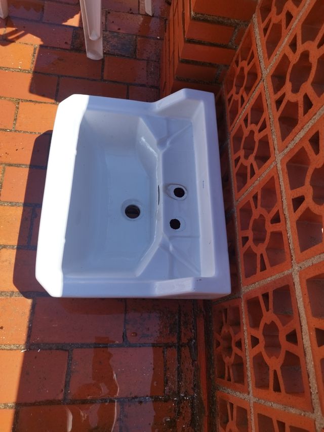 Lavabo Roca vintage blanco